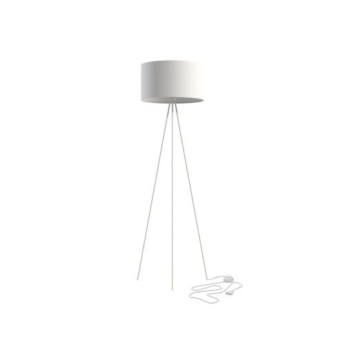 Nowodvorski Lampa podłogowa stojąca CADILAC I 156cm 40W E27 biały