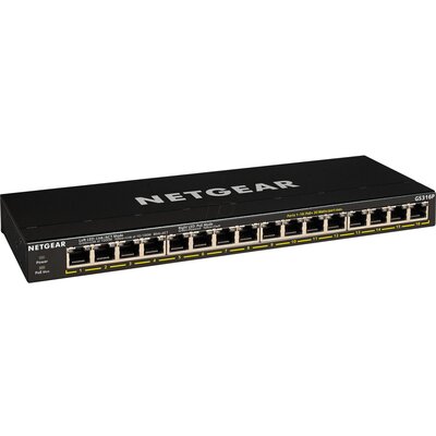 Netgear GS316P Switch Unmanaged 16x1Gb PoE