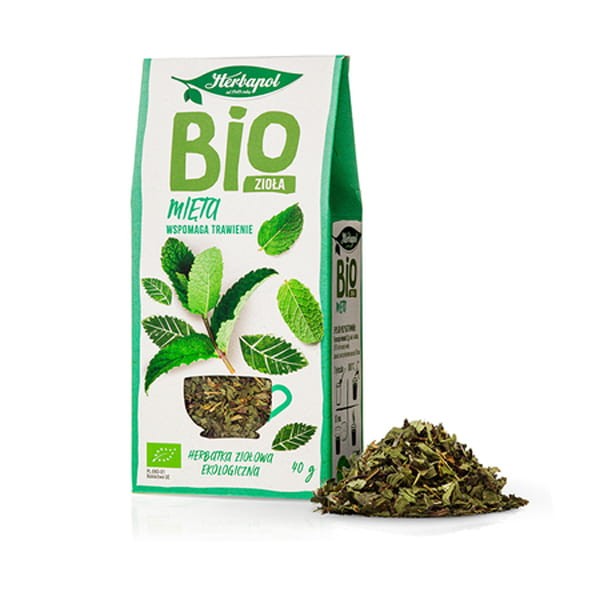 Herbapol Herbata Mięta BIO 40g -