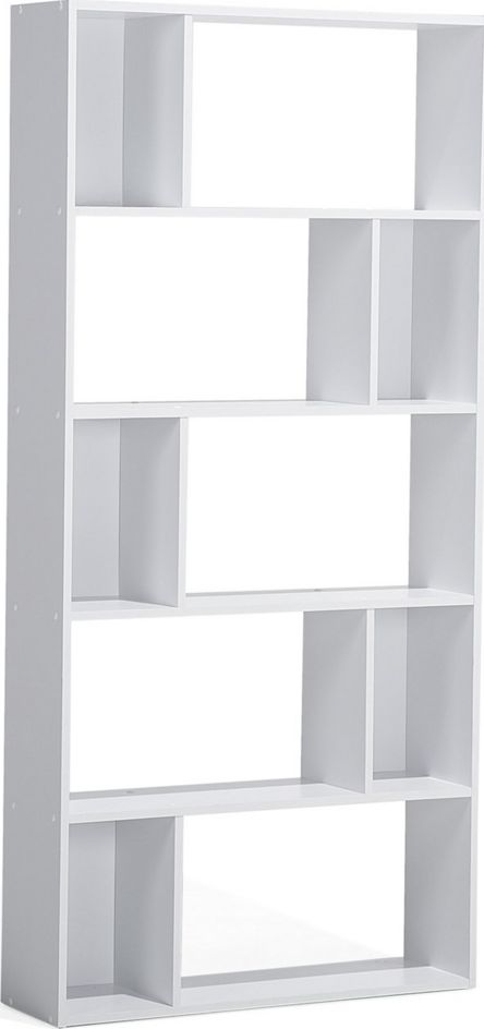Beliani Regał biały 5 półek ORILLA