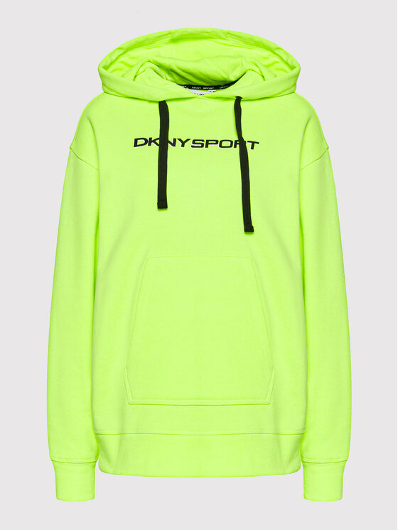 DKNY Sport Bluza DPPT8774 Zielony Oversize