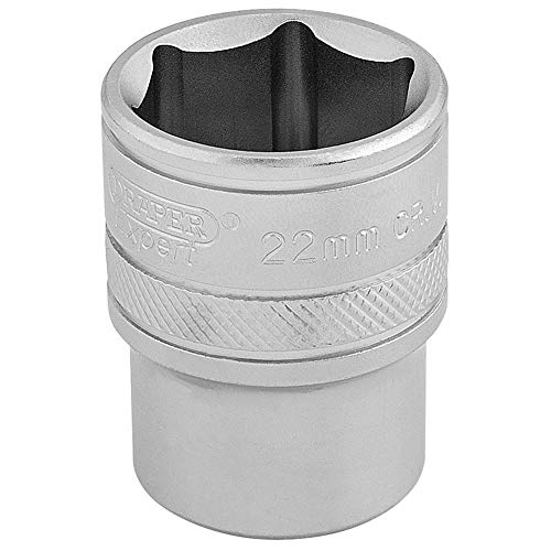 DRAPER 22mm 6pt socket 1/2 dr-pckd