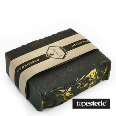 Purite Purite Active Charcoal Soap Mydło w kostce - Węgiel aktywny 100 g