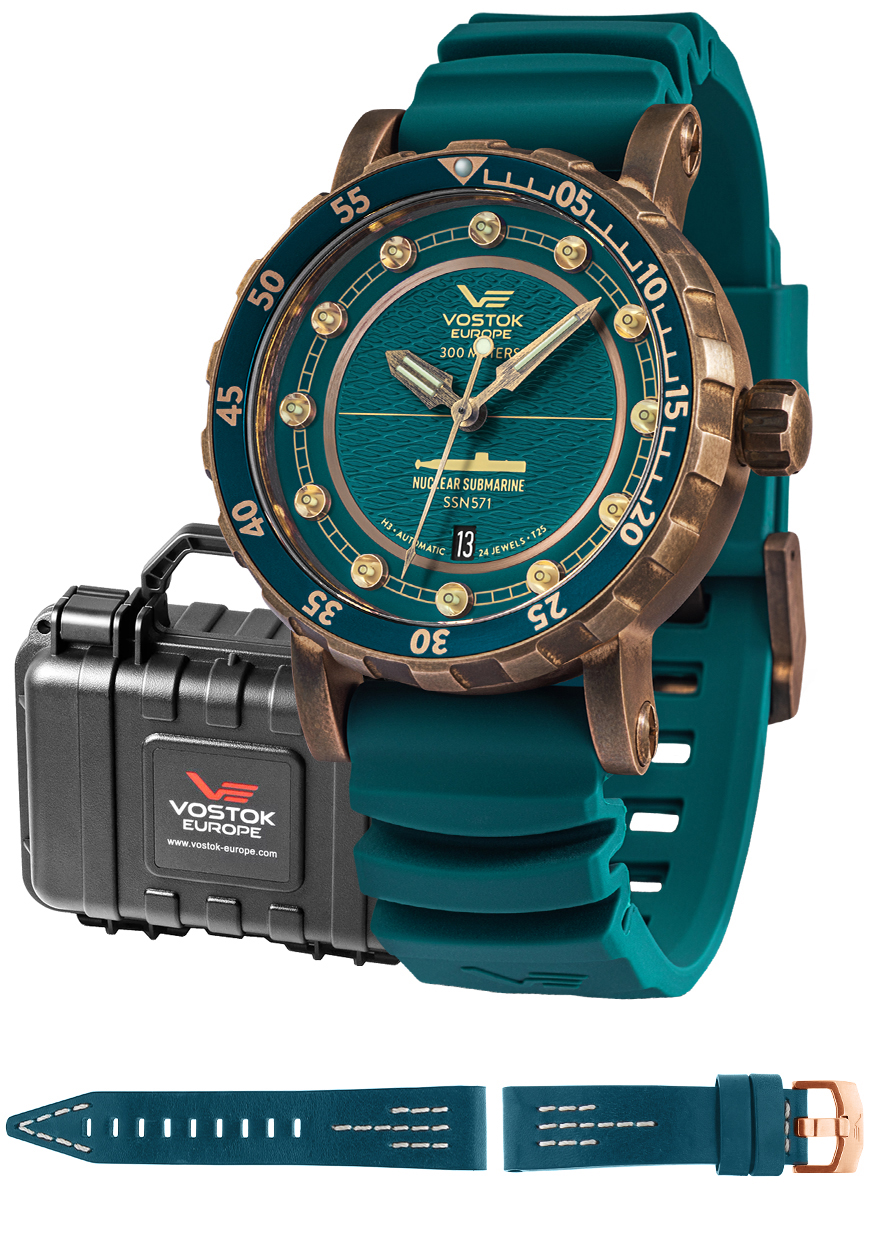 Vostok Europe Zegarek NH35A-571O609S SSN 571 Nuclear Submarine Automatic -