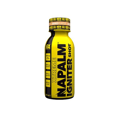 FITNESS AUTHORITY Xtreme Napalm Igniter Shot - 120ml - Mango - Shoty i żele