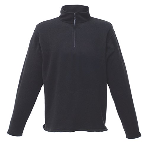 Regatta Męski płaszcz z zamkiem błyskawicznym z mikrofibry gładki golf z długim rękawem, szary (szary (Seal Grey), XXXXL