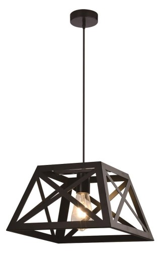 Candellux Lampa wisząca czarna metalowa 40W E27 Origami 31-78520 31-78520