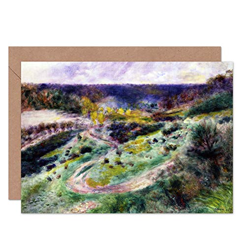 Artery8 Renoir Road At Wargemont Fine Art kartka okolicznościowa plus koperta pusta wewnątrz CLPDG0910