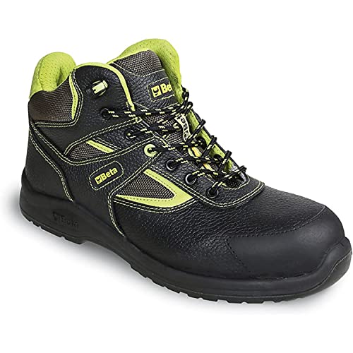 Wysokie buty z wodoodpornej skóry z wkładkami nylonowymi. Wzmocnienie odporne na ścieranie w okolicy palców i szybkie usuwanie - 40 mm