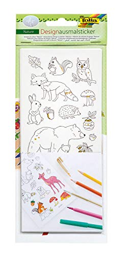 Wzornictwo ausmal naklejki 10 x 23 cm 4blatt