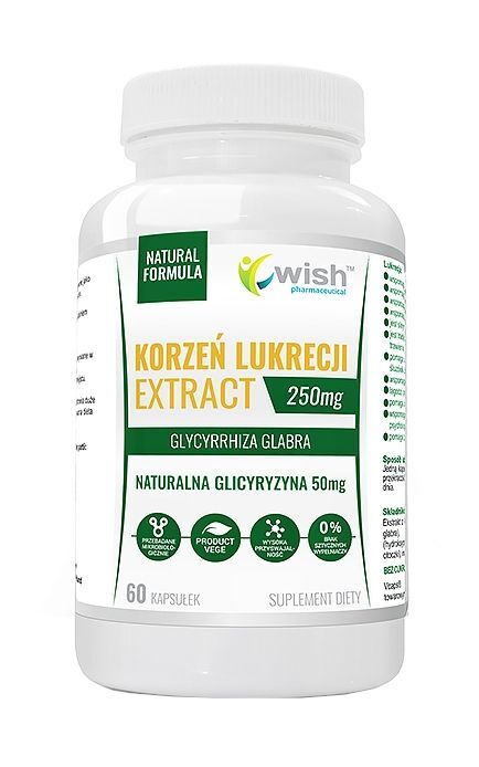 ALTO PHARMA KINGA KACZMARCZYK Wish Korzeń Lukrecji Extract 250 mg 60 kapsułek