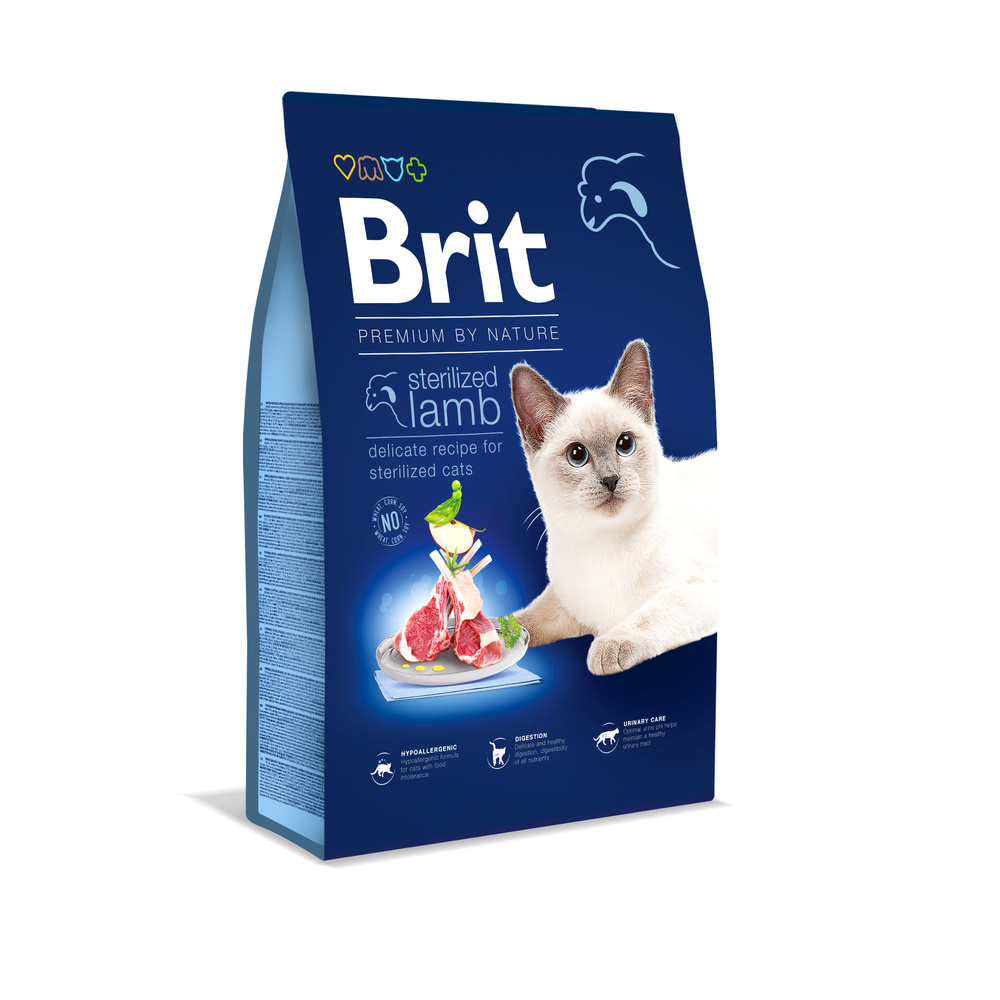 Brit Premium By Nature Sterilised Lamb 8kg