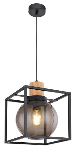 Candellux Lampa wisząca czarna metalowa dymiona Retro 2 31-00743 31-00743