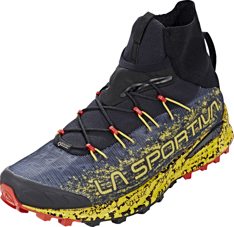 La Sportiva Uragano GTX Buty do biegania Mężczyźni, black/yellow EU 43 2020 Buty terenowe 36H999100-43