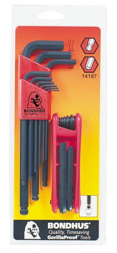 BONDHUS Zestaw imbusów 10999+12587