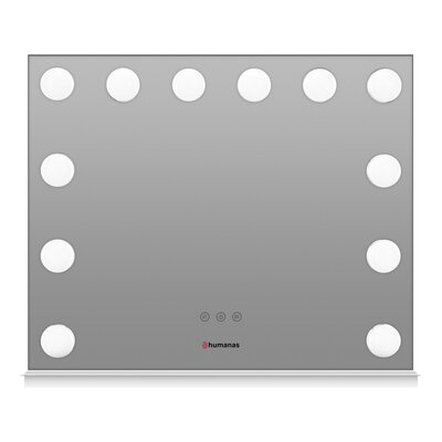 Humanas Lusterko kosmetyczne HUMANAS HS-HM02 Biały