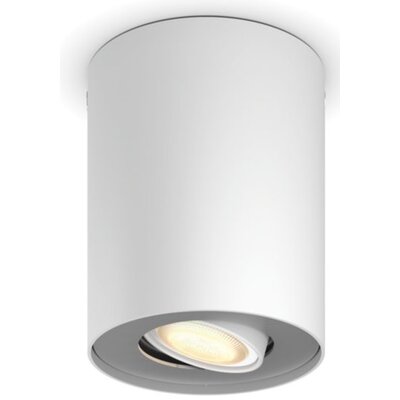 Philips Lampa sufitowa spot + regulator biały metal PILLAR HUE 929003046701