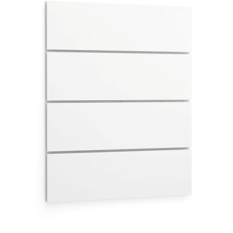 B2B Partner Panel ścienny LAYERS, 1200 x 54 x 1486 mm, biały 611594