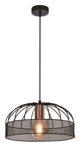 Candellux Lampa wisząca czarna metalowa regulowana 40W E27 Levi 31-78469 31-78469