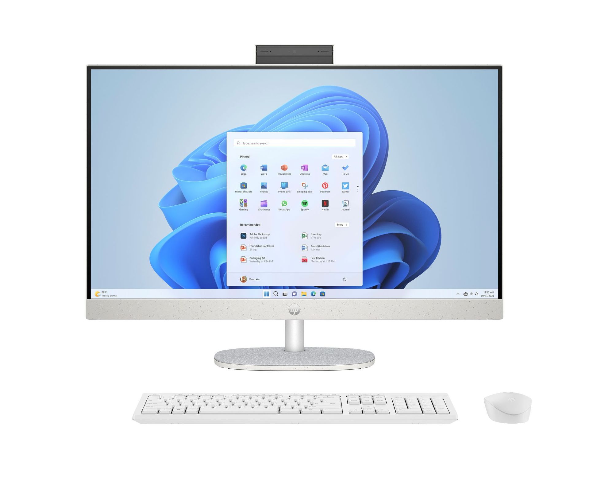 HP 27-cr0222nw AIO Ryzen 7 7730U 27.0