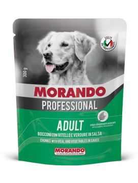 MORANDO Morando Pro Mokra Karma Dla Psa Kawałki w Sosie Cielęcina i Warzywa 300 g