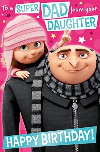 Danilo Cards Karta taty Minionki, kartka urodzinowa taty Minionki, 'Despicable Me Dad' kartka urodzinowa dla taty DE155