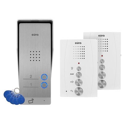 Eura-Tech Zestaw domofonowy ADP-62A3 Biały