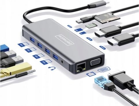 Stacja/replikator Zenwire 12w1 USB-C 1026902368