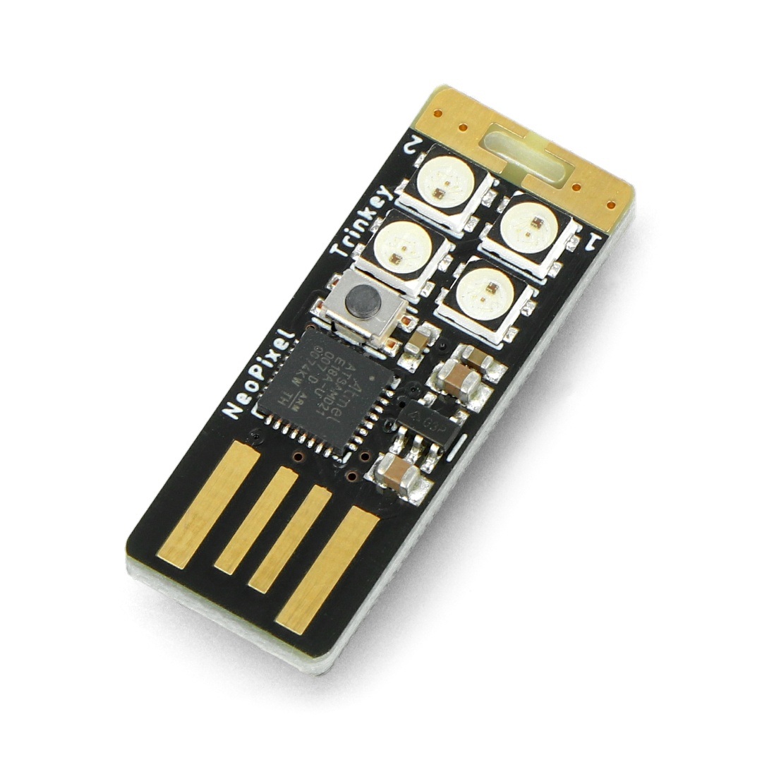 Adafruit Neo Trinkey - moduł USB SAMD21, 4 diody RGB NeoPixel - Adafruit 4870