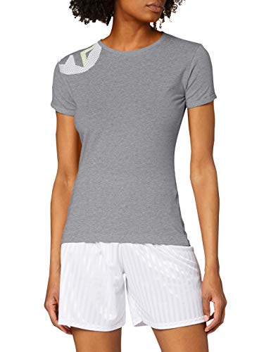 Kempa Core 2.0 T-shirt damski, ciemnoszary, melanż, XS