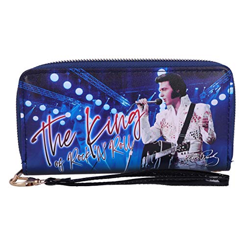 Nemesis Now Nemesis Now Elvis The King of Rock and Roll niebieska damska torebka, 19 cm C5377S0