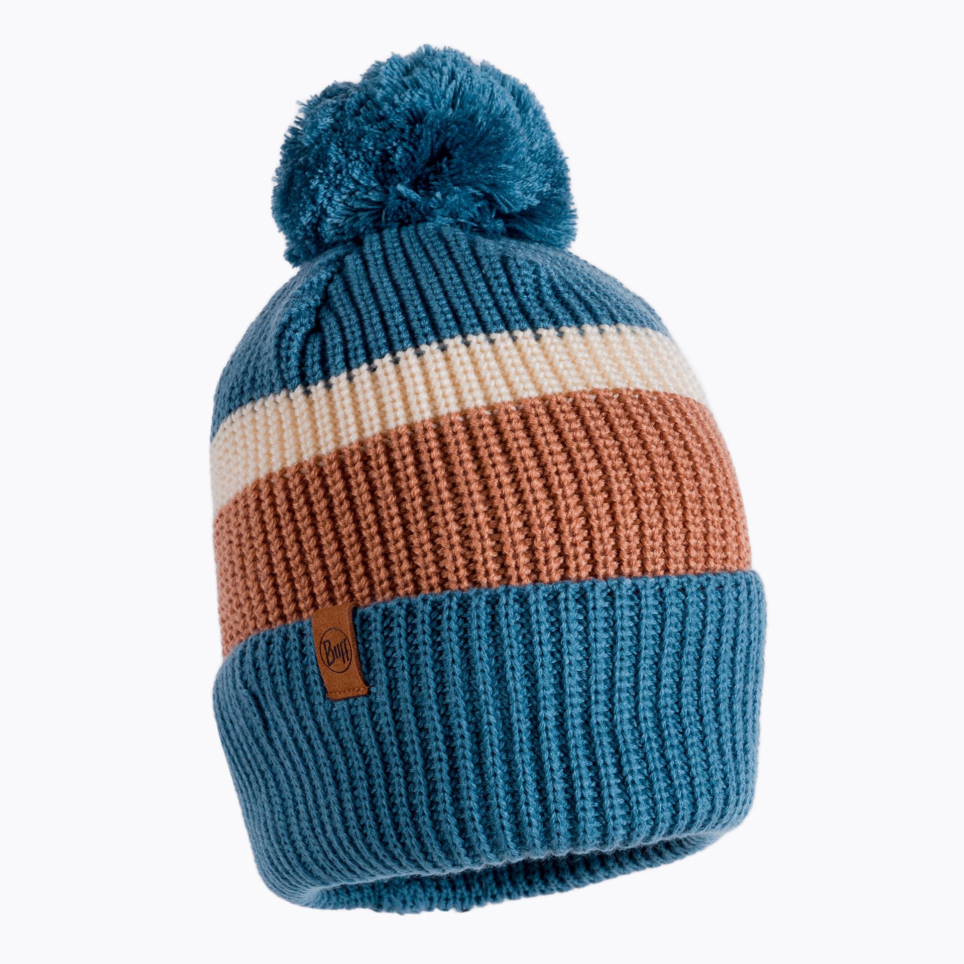 Buff Czapka Knitted Hat Elon Dusty Blue 126464.742.10.00