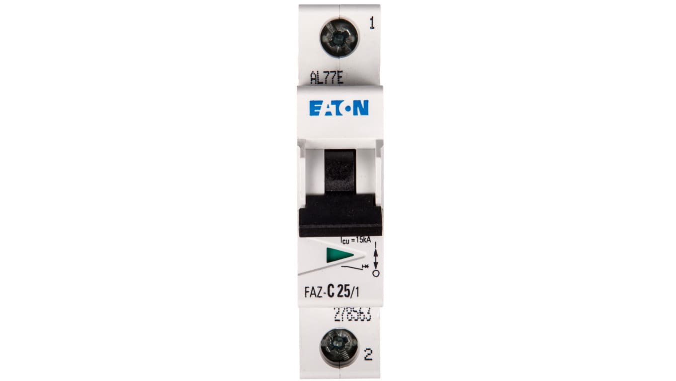 Eaton Wyłącznik nadprądowy jednobiegunowy C 25A FAZ-C25/1 278563