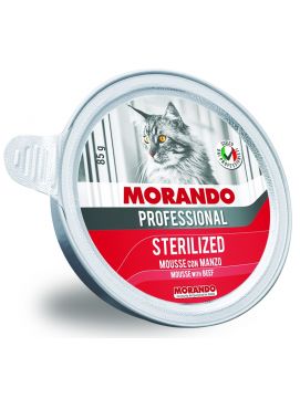 MORANDO Morando Pro Mus Dla Kota Po Sterylizacji z Wołowiną 85 g