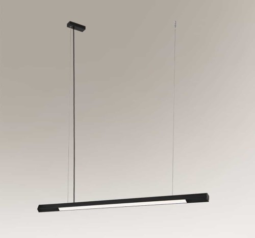 Shilo Hakoda LED lampa wisząca 1-punktowa czarna 4000K 8656