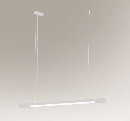 Shilo lampa wisząca LED Hakoda 16W 2800lm 3000K liniowa 130cm biała 1953