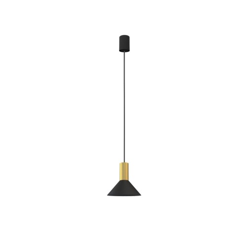 Nowodvorski Lampa wisząca do nad wyspę GU10 10W HERMANOS A wys. 130cm czarny 8103