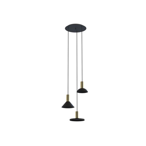 Nowodvorski Lampa wisząca do salonu GU10 10W HERMANOS III wys. 130cm czarny 8030