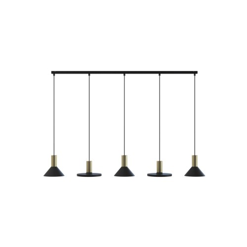 Nowodvorski Lampa wisząca do salonu GU10 10W HERMANOS V wys. 130cm czarny 8032