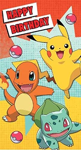 Danilo Promotions Pokemon oficjalna kartka urodzinowa, 'Happy Birthday' PK019