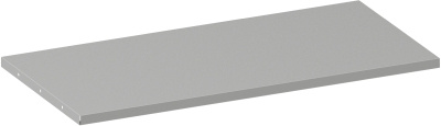 Dodatkowa półka do szafek metalowych, 950 x 500 mm, szara, 1 szt.
