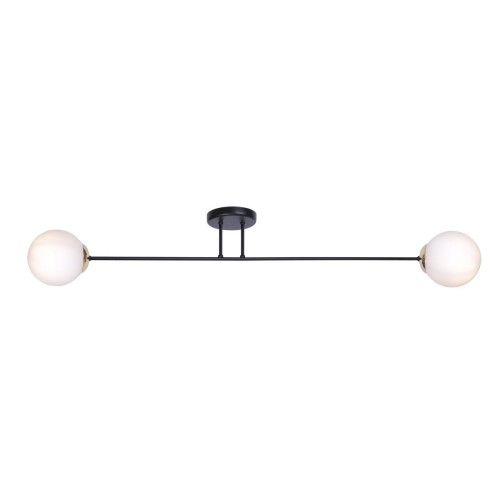 Kaja Oświetlenie Minimalistyczna lampa sufitowa z dwoma kloszami K-4913 ISLA 2pł. K-4913