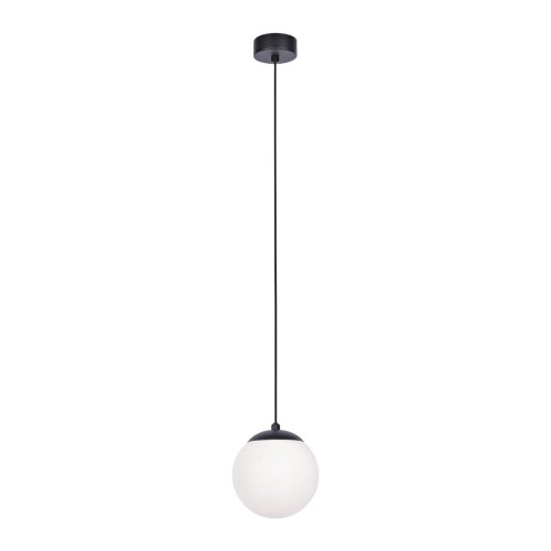 Kaja ALFRED OLSZEWSKI Pojedyncza lampa czarna wisząca z kloszem 14 cm K-4920 z serii SAVOY