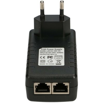 ExtraLink POE 18V-18W POWER ADAPTER WALL PLUG (EX.14220)