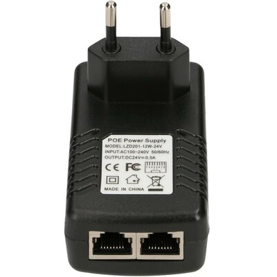 ExtraLink POE 24V-12W POWER ADAPTER WALL PLUG (EX.14213)