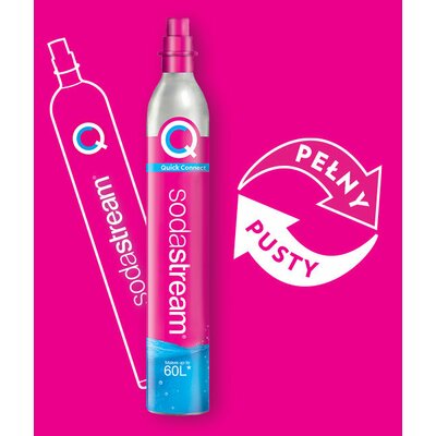 Sodastream Nabój CO2 Pink CQC gaz spożywczy wymienny oryginalny z atestem