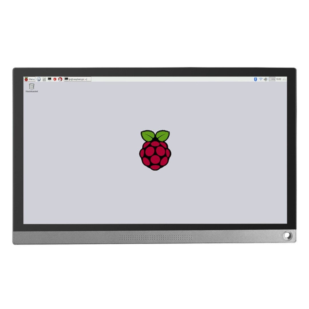 Ekran dotykowy pojemnościowy LCD IPS 15,6'' 1920x1080px HDMI + USB C dla Raspberry Pi +obudowa+akumulator+etui - Waveshare 16549