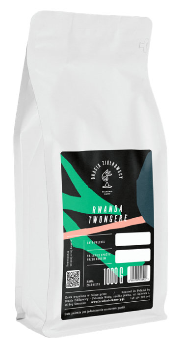 BRACIA ZIÓŁKOWSCY Kawa ziarnista Bracia Ziółkowscy Rwanda Twongere ESPRESSO 1kg 10980-uniw