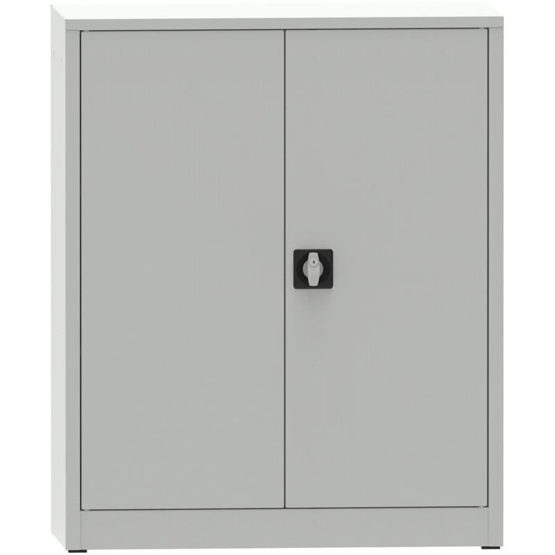 PARTNER B2B Warsztatowa szafa półkowa na narzędzia KOVONA JUMBO, 2 półki, spawana, 950 x 600 x 1150 mm, szara 178646