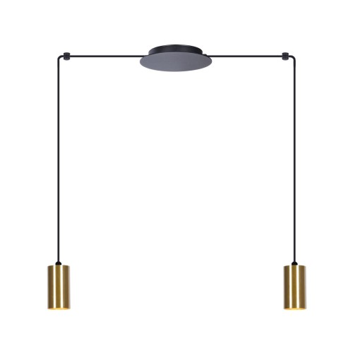 Kaja Oświetlenie Czarna lampa wisząca z regulowaną wysokością K-4891 VIGO K-4891